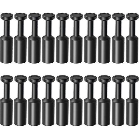 Lot de 20 Raccords à Connexion Rapide de 6 mm - JINFGERNE - Plastique Durable, Installation Facile pour Systèmes Pneumatiques