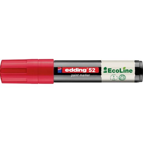 Edding 52 EcoLine 4-52-002 Marqueur peinture rouge 4 mm, 15 mm (1/4)