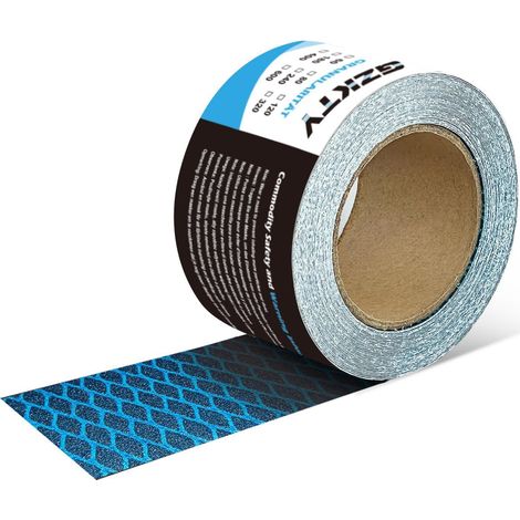 Schleifpapier selbstklebend 70mm 7.8m Rolle Holz Metall 120 Körnung (1/5)