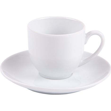 Table Passion - Tasse à café et sa soucoupe 10 cl Alaska (lot de 2)