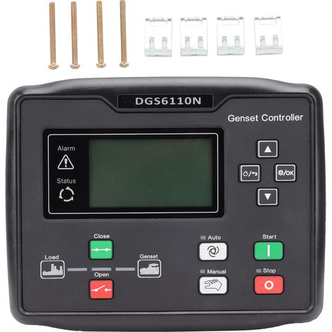 Panneau de commande de générateur, Module de contrôleur de groupe électrogène LED automatique de haute précision pour la surveillance 15-360V (1/5)