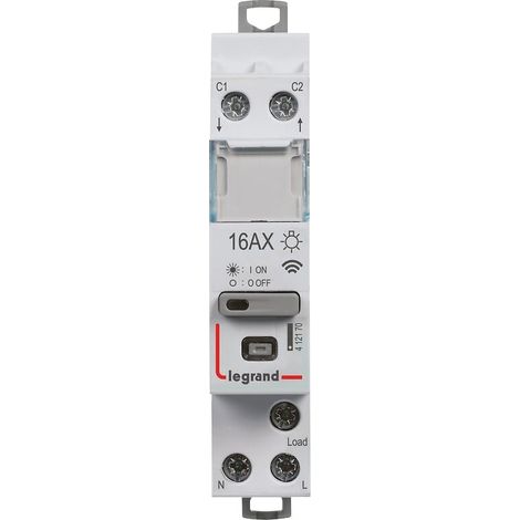 relè installazione legrand connected cx3 16a montaggio guida din