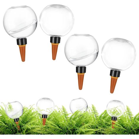 Lot de 4 boules d'irrigation pour plantes, arrosage automatique des plantes, auto-arrosage pour l'intérieur et l'extérieur (1/5)