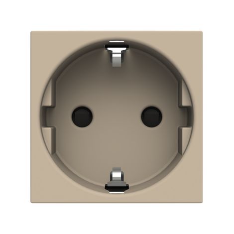 Zenit Prise Schuko A Vis Champagne 2CLA228800N1901 ABB N2288CV (1/3)
