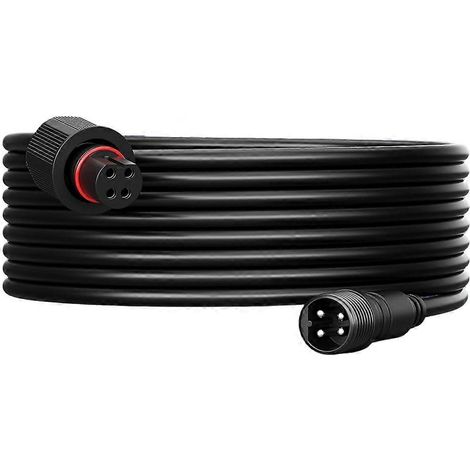 Câble d'extension de 3 m pour projecteurs et spots extérieurs Govee, câble d'extension étanche à 4 broches pour Govee H7057 H7058 (1/5)