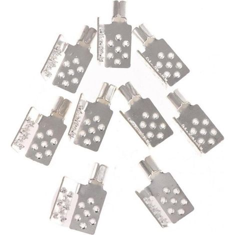 10pcs Chauffant De Haute Qualité Chauffage De Plancher De Plancher Chauffant De Films Accessoires Pinces De Connexion (1/5)
