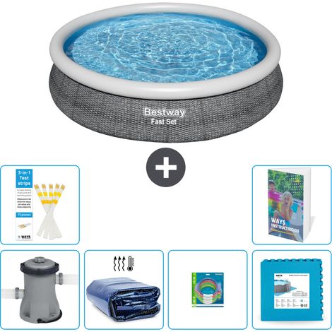 Bestway Fast Set Rund - 366x76 cm - 7-teilig  S229 (1/5)