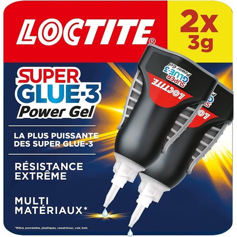 Super Glue-3 Power Gel Control, Colle forte en gel, Flacon 2x 3g (1/5)