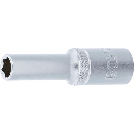 Llave de vaso hexagonal, larga  entrada 10 mm (3/8")  8 mm (1/3)