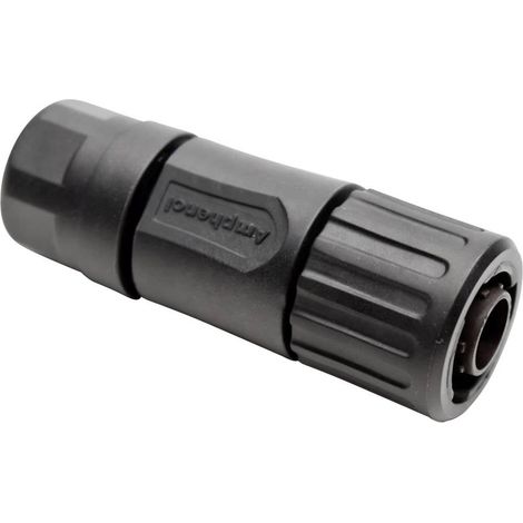 Amphenol RTS 6BS 8N 3P Cosse cylindrique mâle mâle, droit Nombre total de pôles: 3 Série (connecteur rond): Ecomate Aqu (1/2)