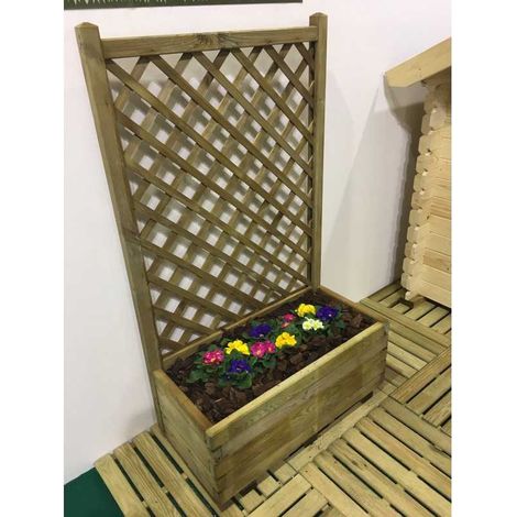 COMPOSIZIONE MARGHERITA 80X40X135h PINO MASSELLO CON TELO IMPERMEABILIZZANTE (1/6)