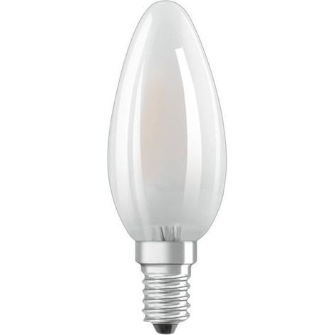 OSRAM - Led flamme verre dépoli 4w e14 470lm 4000K froid bte 1 (1/4)