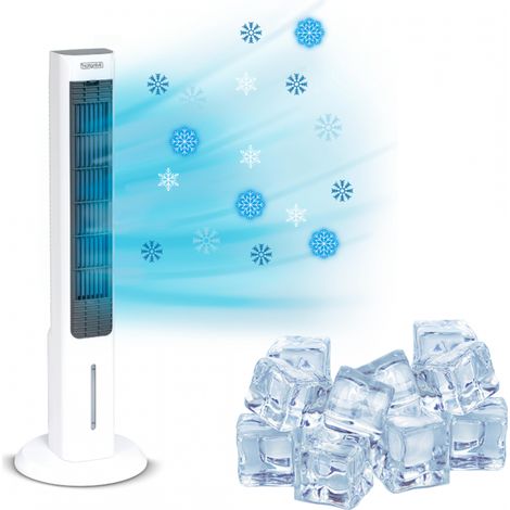 Venteo – Climatiseur mobile 3 niveaux – Refroidisseur par évaporation jusqu'à 12h – Réservoir 1.5L – Économie d'énergie (1/5)