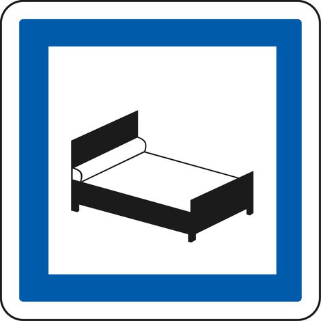 Panneau Indication CE17 – Hôtel ouvert 7j/7 – Gamme ECOLIGN – Classe 1 – 350 mm (1/5)