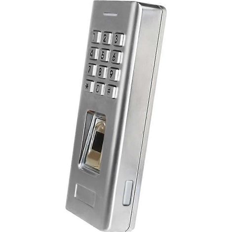 Lecteur de carte d'identification électronique étanche IP66, intégré et résistant à la pluie, pour un contrôle d'accès par empreinte digitale 125 kHz et une serrure de porte électronique. (1/5)