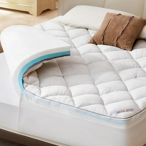 Surmatelas 180x200 cm Mousse Mémoire Forme Gel (1/5)