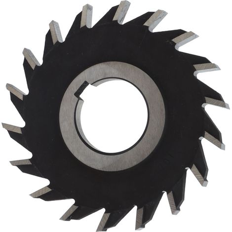 Fraise à surfacer disque 100mm, 18 dents, acier rapide HSS pour traitement de surface plane (1/5)
