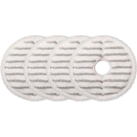 Set of 4 replacement mop heads for Bissell SpinWave+ vacuum cleaners 3764/37643/3887/3885/3893/3898, compatible with Hard Floor Spin Mop+ vacuum cleaners