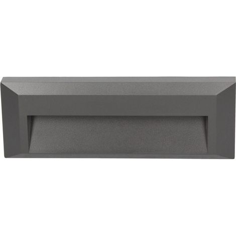 LED Wandleuchte Kuito Serie 4W 3000 - 4000 - 6000K IP65 Anthrazitgrau