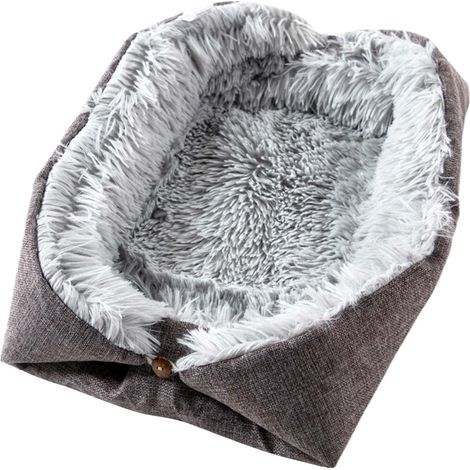 Lit Pour Chien - Tapis De Cage Anti-Anxiété En Peluche Douce - Matelas Pour Chiot Et Chat - Lavable En Machine - 63 x 53 cm - 1 Pièce (1/4)
