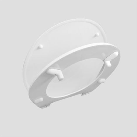 Sanit WC Sitz 4002 (abumed) 56038010000 weiss, Edelstahlscharniere, Pflegebereich
