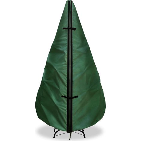 Bolsa de almacenamiento vertical para árbol de Navidad (2,5 m), funda protectora para árboles de Navidad artificiales de 2,5 m con adornos. (1/4)