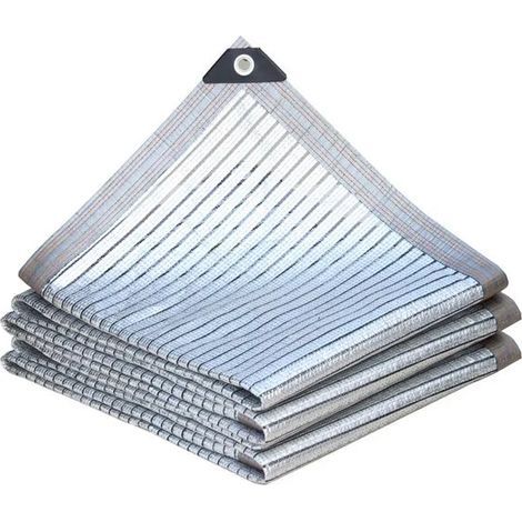 2 x 2 m großes Aluminium-Sonnensegel – 75 % Beschattungsgrad – Wetterbeständig – Verstärkte Ecken für einfache Montage (1/5)