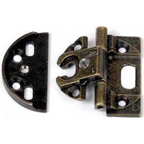 5 x BL CERNIERA P/MOBILI A0061 BRONZO ANTIC DA 2 PZ