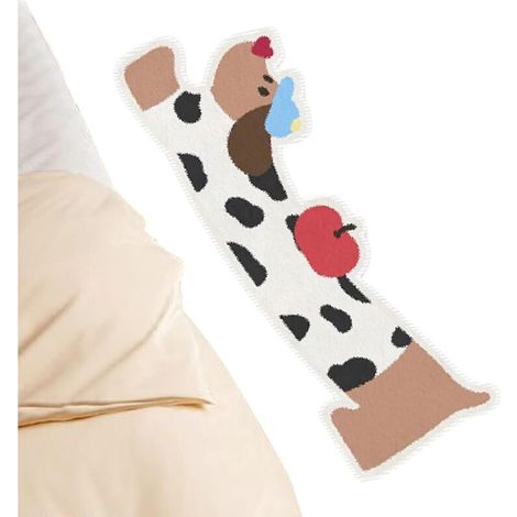 Dachshund Door Mat – Imitation Cashmere 40x120cm  Washable Fuzzy Dog Rug, Irregular Shaped Dachshund Mat (1/5)