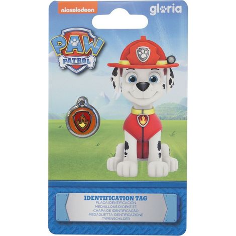 Placa identificativa para collar The Paw Patrol Marshall Talla S