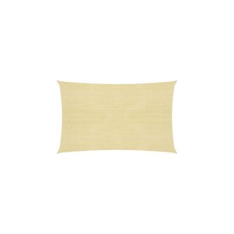 Voile d'ombrage 160 g-m² Beige 3x5 m PEHD (1/5)
