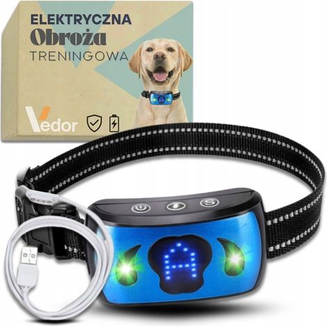 Collar de adiestramiento eléctrico antiladridos para perros, universal