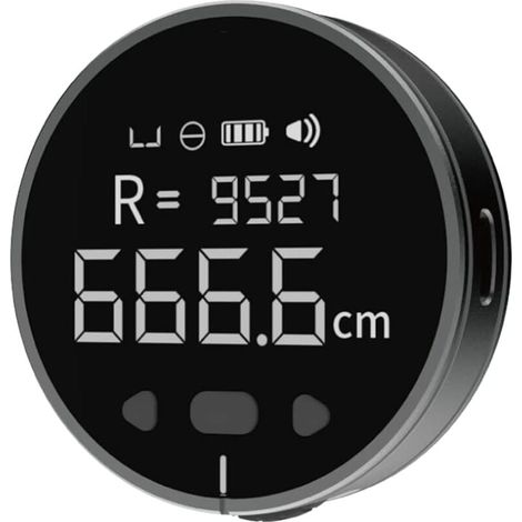 Télémètre de 99 mètres, télémètre portatif avec règle électronique, télémètre numérique portatif, mètre ruban électronique, ruban à mesurer et outils de mesure (1/4)
