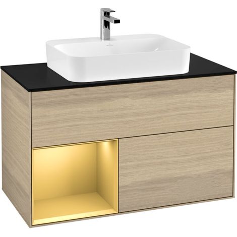 Villeroy & Boch G362HFPC meuble sous-lave-mains Finion G36 (1/2)