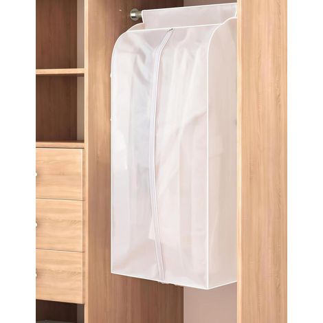 120x60x50 cm) – Housse à vêtements transparente housse anti-poussière housse antimites pour cintre (1/5)
