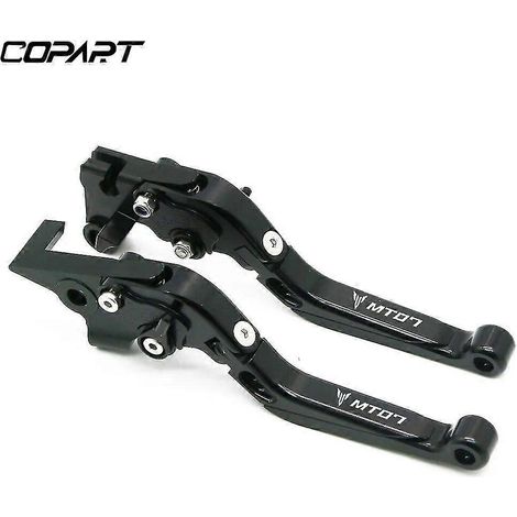 Für Yamaha MT-07 FZ-07 (2014–2023): CNC-gefräste, verstellbare, klappbare und ausziehbare Brems- und Kupplungshebel (BKBKBKBK) (1/5)