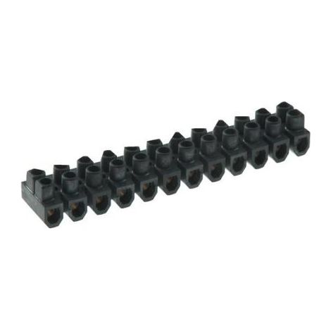 Barrette de connexion à vis 2,5 mm² noire - Ebenoid (1/2)