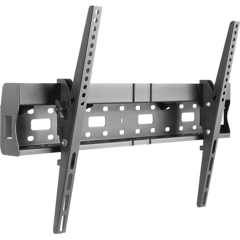 Support mural TV inclinable 37"-80", rangement lecteur multimedia (1/3)