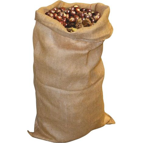 SACCHI JUTA SACCO TELA IUTA NEUTRO NATALE REGALI RACCOLTA 56x100cm (1/3)