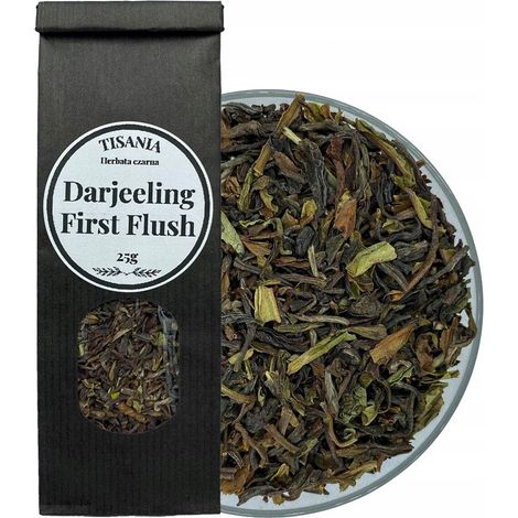 Thé noir indien premium Darjeeling First Flush 25g tisane (1/4)