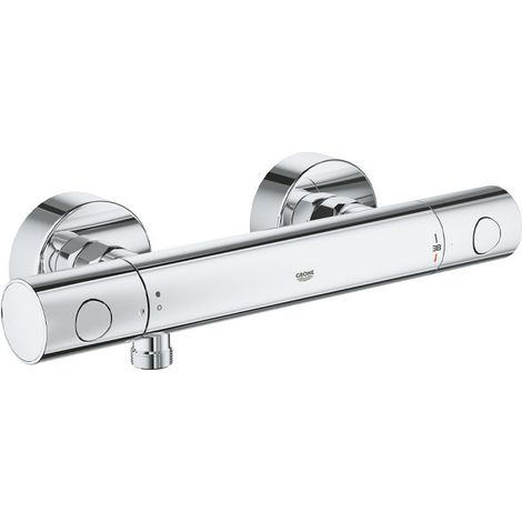 Miscelatore Termostatico GROHE Per Doccia - Con SafeStop Manopola Graduata Per Impostare La Temperatura Risparmio Idrico (1/2)