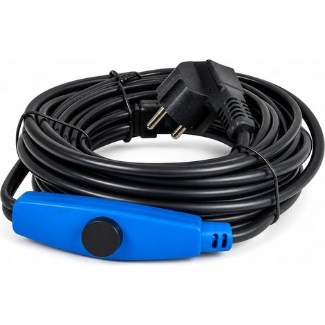 Frostschutz-Heizkabel mit Thermostat für wasserdichtes Rohr 1 m (1/5)