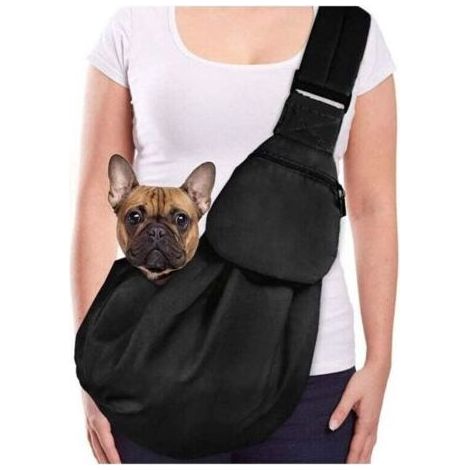 Sac de transport pour animal de compagnie, chien chat main libre étanche sac à bandoulière bandouliè (1/4)