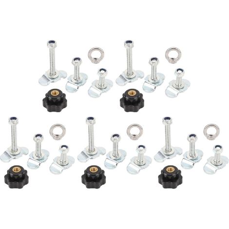 Unique End Fitting for 360 Degree Rotating Base Airline Rails with Carbon Steel Screw Truck. (1/5)