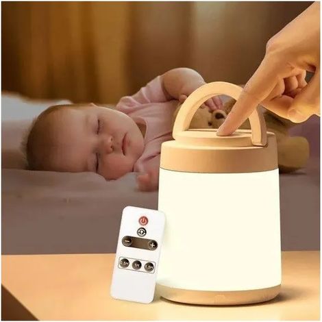 Veilleuse Bébé Veilleuse Enfant, Multicolore Lampe De Chevet Chambre Bebe,Télécommand Minutage Veilleuse Led Lampe Re[Y4] (1/4)