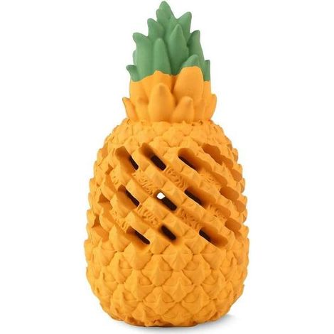 Jouets à mâcher ananas pour chiens mâcheurs agressifs - Remplacement à vie, jouets interactifs indestructibles pour chiens de grande, moyenne et petite taille - Amusants à mâcher, à poursuivre et à ra
