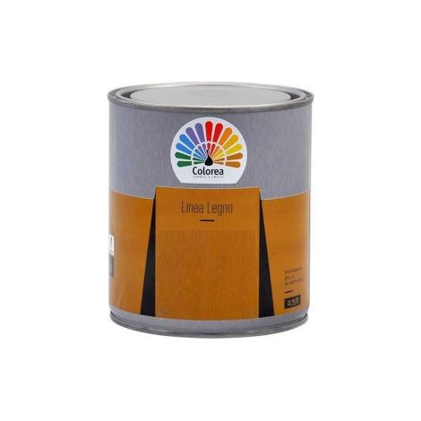 Colorea impregnante vernice per legno noce 0,750 lt anti muffe e funghi Noce