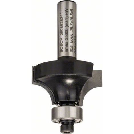 Fresa para redondear 8 mm R1 8 mm L 152 mm G 53 mm BOSCH 2608628341