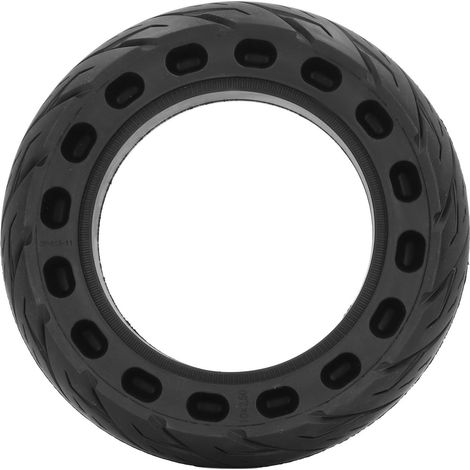 10x2.5 Pneu anti-crevaison en caoutchouc pour trottinette électrique, sans chambre à air, antidérapant, roue extérieure en nid d'abeille, pièce de rechange. (1/5)