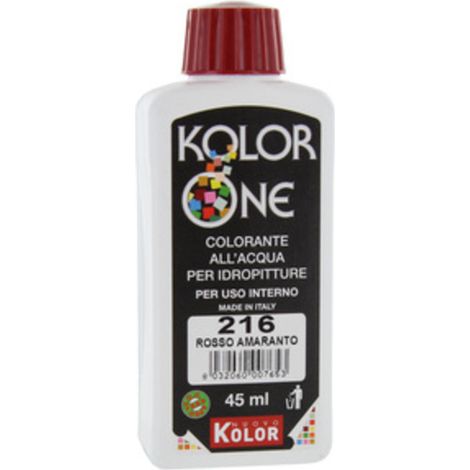 COLORANTE KOLOR ONE 45 ML ROSSO AMARAN 216 Q.TA 12
